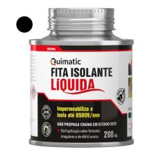 Fita Isolante Líquida Preta 200ML BD1 Quimatic Tapmatic