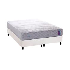 Cama Box Queen: Colchão Espuma D33 Herval / Ag 65 FeelCore + Base CRC 