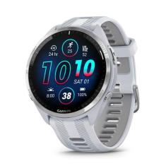 Smartwatch Corrida Garmin Forerunner 965 Branco Mapeamento Premium Vo2