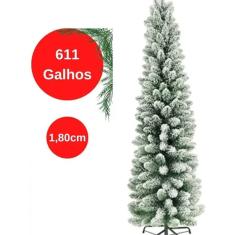 Arvore Natal 1,80m Luxo Verde 611 Galhos Pinheiro Favorito