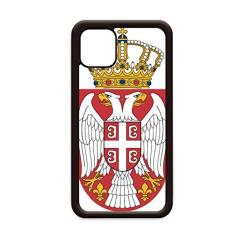 Capa com emblema nacional da Sérvia para iPhone 12 Pro Max para Apple Mini Mobile Case Shell