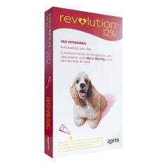Antipulgas Revolution Cães 10 A 20 Kg - 12% 1 Ml - Combo 3 Unidades -