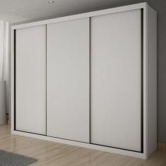 Guarda Roupa Casal 3 Portas 6 Gavetas Vegas Branco