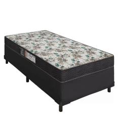 Cama Box Solteiro + Colchão Portobel Veneza D33 57x88x188