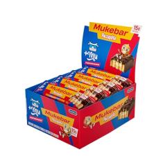 +Mu Barra Proteina Mukebar Sabor Paçoquita - Display com 12 unidades - 720g