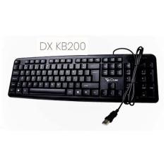 Teclado Duex Usb Kd-101l Dx Kb200 Preto
