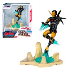 Boneco Homem De Ferro Black Figura Vinil 15Cm -Os Vingadores