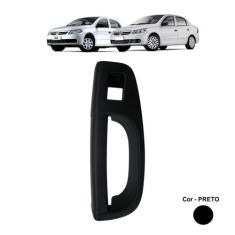 Moldura Puxador Porta Gol G5 e Voyage Traseiro Direito Preto - AUTOPLA
