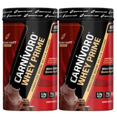 Kit 2x Carnívoro 900g Whey Protein Isolate - Bodyaction, Chocolate