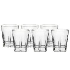 Jogo 6 Copos Baixo Em Vidro 330Ml Ocean - Hauskraft, Vidro, 330ml, Águ