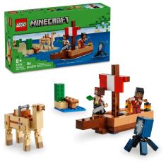 Lego Minecaft A Viagem Do Navio Pirata 166 Peças Blocos 21259