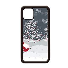 Capa de Natal Papai Noel, árvore de floco de neve para iPhone 12 Pro Max para Apple Mini Mobile Case Shell