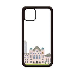 Capa Canada Landmark City desenho de aquarela para iPhone 12 Pro Max para Apple Mini Mobile Case Shell