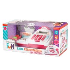 Caixa Registradora Mini Shopping Creative Fun Rosa - BR1182