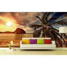 Papel de Parede Painel Fotográfico Praia n47 2,00X3,00 - Voce Decorand