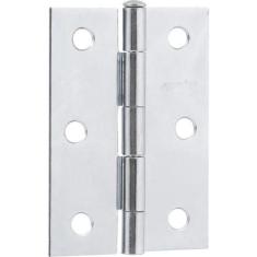 Dobradiça para porta 2.1/2" aço carbono cromado - Vonder