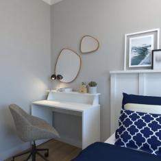 Mesa ou Escrivaninha para Home Office ou Escritório ou Quarto - Bramov