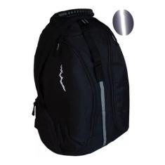 Mochila Unissex Resistente Preta Passeio Escolar Caminhada - Shopmix