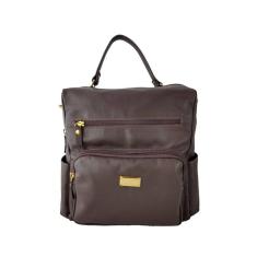 Mochila Bolsa Topgrife Couro Marrom