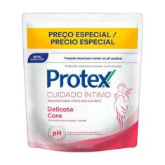 Refil Sabonete Íntimo Líquido Protex Cuidado Íntimo Delicate Care 140m