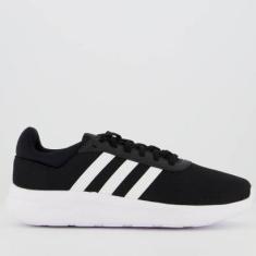 Tênis Adidas Lite Racer 4.0 Preto e Branco-Masculino