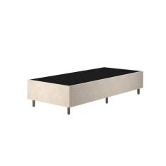Base Box Solteiro Zeus Viero 25x88x188cm Bege/Creme