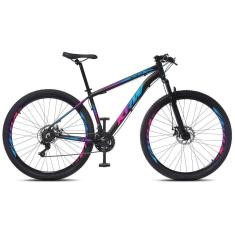 Bicicleta Aro 29 KRW Alumínio 24 Vel Freio a Disco Hidráulico X33