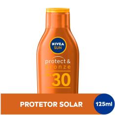 Protetor Solar Nivea Sun Protect & Bronze FPS30 125ml 125ml
