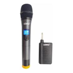 Microfone Sem Fio Profissional Preto Lelong Alcance 30M