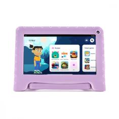 Tablet Multi Frozen II com Controle Parental 7 pol 4GB RAM 64GB Android 13 Quad Core + Case + Wi-fi - NB416