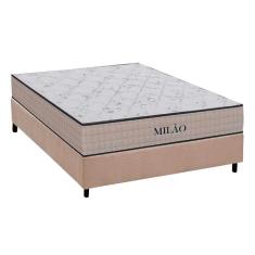 Conjunto Box Viúva: Colchão Espuma Orthoflex D33 Milão + Base CRC Suede Clean (128x188)