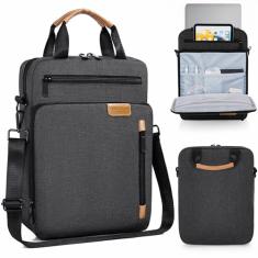 Bolsa para laptop de 13,3 a 14 polegadas, capa acolchoada para MacBook Pro M3/M2 35.6 cm/33.0 cm, MacBook Air 34.5 cm M3/M2 2024/2022, Surface Pro AI PC/9/8 33.0 cm, bolsa protetora com bolso