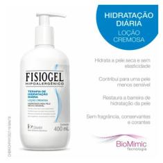 Loção Hidratante Fisiogel - Terapia de Hidratação Diária, 400ml