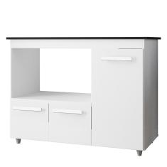 Balcão Para Cooktop 5 Bocas 114cm 9475 Branco Mobbs Branco