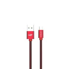 Cabo USB C3Tech CB-200RD Nylon Micro USB 2A 2 metros Vermelho