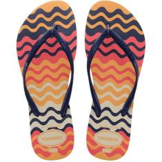 Chinelo Havaianas Slim Harmony Bege Palha