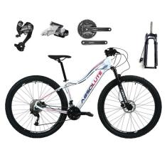 Bicicleta Aro 29 Absolute Hera Feminina Câmbios Shimano Altus 27v Hidráulicos Garfo Trava Guidão-Feminino