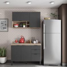 Cozinha Compacta com Tampo FI0012 Firenza Demobile