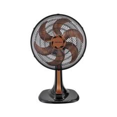 Ventilador Osc Mesa Turbo 6P 30Cm Bronze 220V Premium - Ventisol, 220V