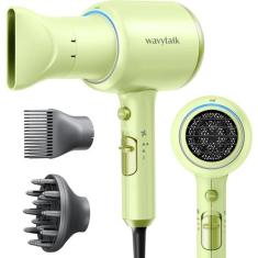 Secador de cabelo Wavytalk Professional 1875W Ionic com difusor verde
