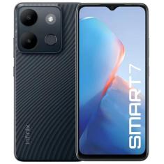 Smartphone Infinix Smart 7 3GB RAM 64GB Câmera Dupla 13MP Tela 6,6 HD 