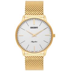 Relógio Masculino Orient Slim Mgsss005 S1Kx Safira Dourado