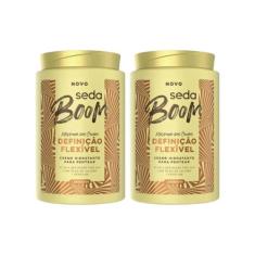 Creme De Pentear Seda Boom Vol Definiçao Flexivel 1Kg - 2Un
