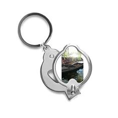 Cortador de unhas Willow and Prow Art Deco, tesoura de aço inoxidável