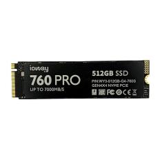 Ssd 512Gb M.2 Nvme Pcie Gen4 7000Mb/S Ioway Pro