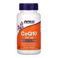 Coenzima Coq10 200Mg 60 Cápsulas - Now Foods