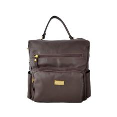 Mochila Bolsa Topgrife Couro Marrom - AC SHOES