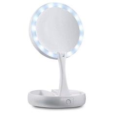 Espelho Luz Led Dobrável Maquiagem
