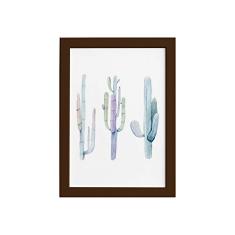 Quadro Cacto e Coração Moldura Preta 22x32cm