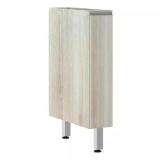 Balcão de Cozinha sem Tampo 15cm 1 Porta Lis Luciane Móveis, Legno Cre